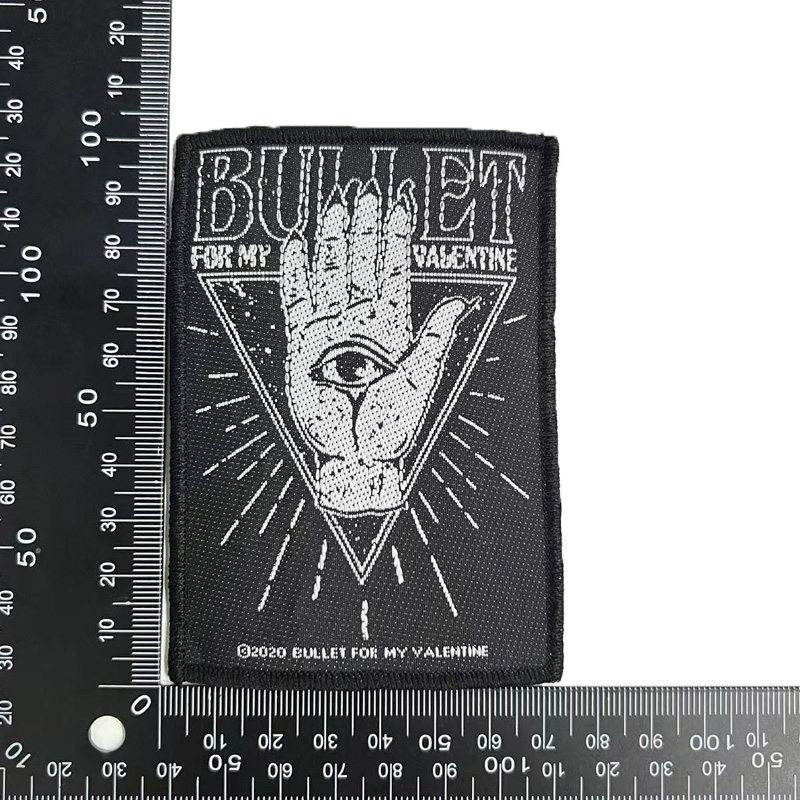 BULLET FOR MY VALENTINE 官方原版布标 手 (Woven Patch)